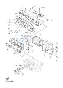 FJR1300AE FJR1300AS (1MD4 1MD5) drawing INTAKE