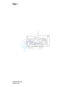 DL650 (E2) V-Strom drawing GASKET SET