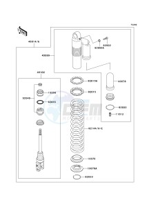 KX 500 E [KX500] (E10-E14) [KX500] drawing SHOCK ABSORBER-- S- -