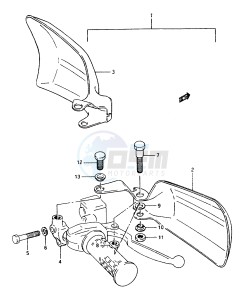 LT-F250 1997 drawing KNUCKLE COVER (OPTIONAL)