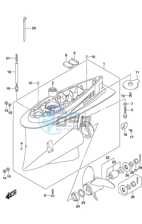 Gear Case SS Model