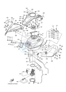 YZF-R25 249 (1WD3) drawing FUEL TANK