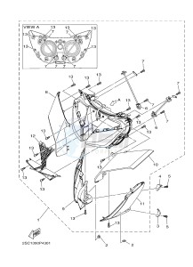 MT09TRA MT-09TRA TRACER 900 (2SC3) drawing HEADLIGHT