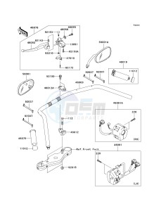 VN 2000 G [VULCAN 2000] (8F-9F) 0G9F drawing HANDLEBAR