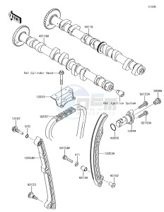 JET_SKI_ULTRA_310R JT1500NFF EU drawing Camshaft(s)/Tensioner