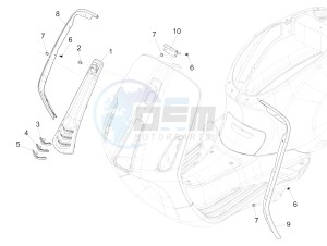 SPRINT 150 4T 3V IE ABS E3 (EMEA) drawing Front shield