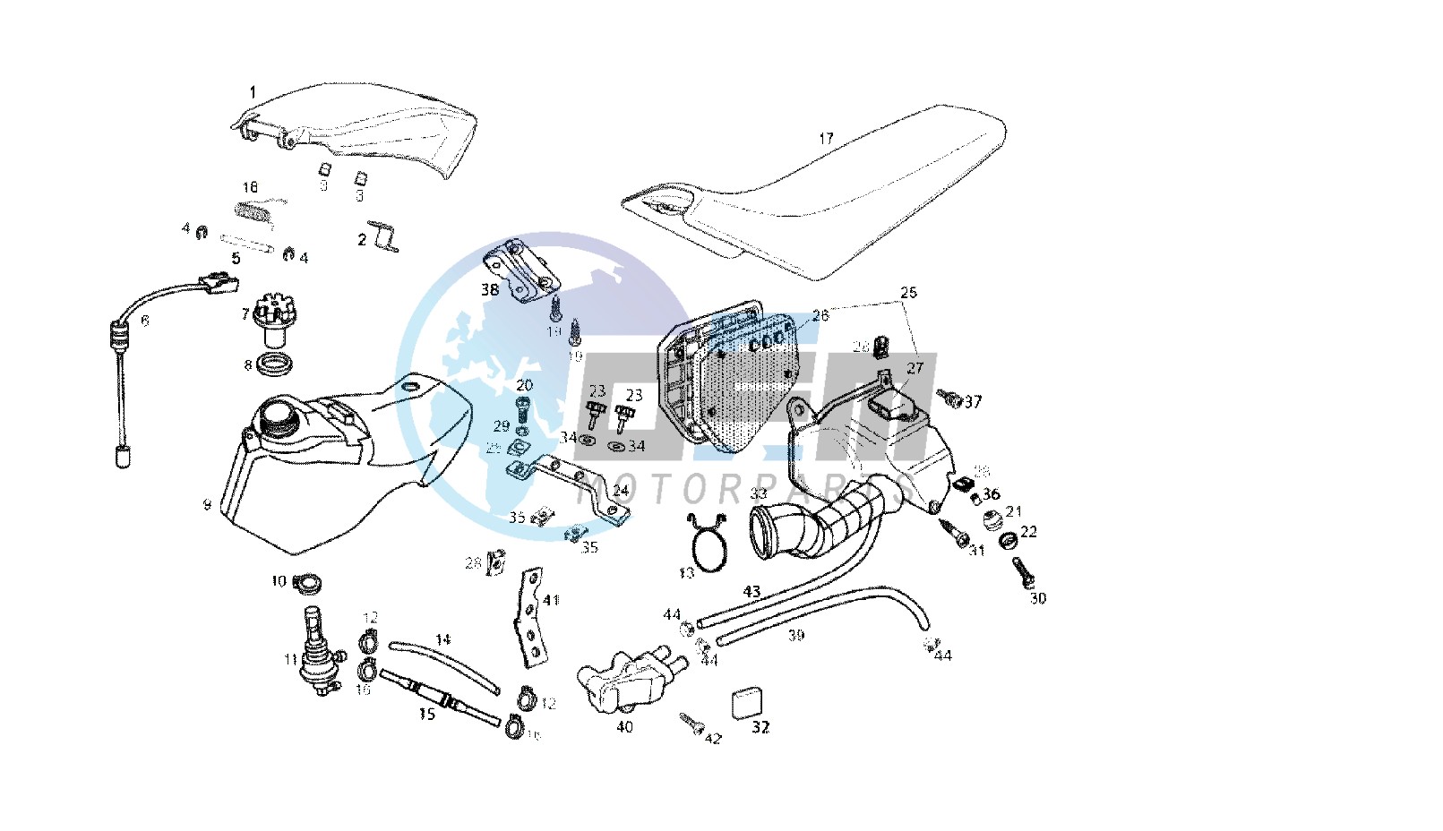 FUEL TANK - SEAT