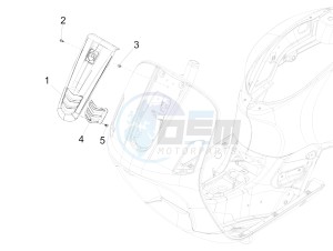 GTS 300 ie Super ABS (USA) (AU, HK) drawing Front shield