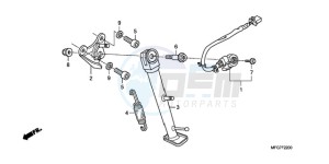 CB600FA39 Spain - (SP / ABS ST 25K) drawing STAND