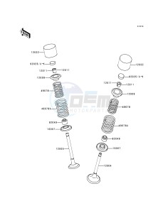 ZR 750 C [ZEPHYR 750] (C1-C3) [ZEPHYR 750] drawing VALVE