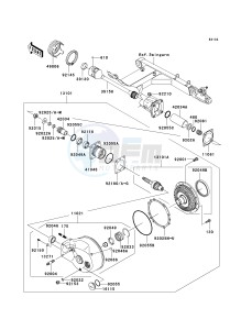 VN 1600 E [VULCAN 1600 CLASSIC] (6F) E6F drawing DRIVE SHAFT_FINAL GEAR