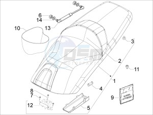 GP 800 drawing Saddle seats - Tool roll