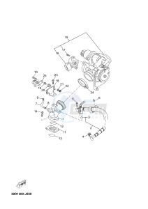 X-MAX125 XMAX 125 EVOLIS 125 (2ABB 2ABB) drawing INTAKE