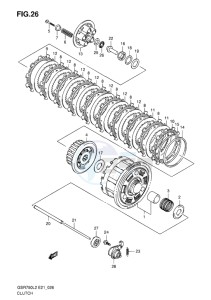 GSR750 ABS EU drawing CLUTCH