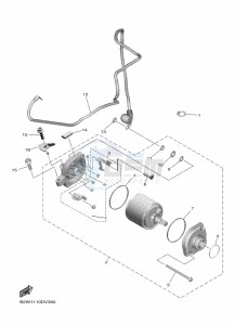 YZ450F (B2W2) drawing STARTING MOTOR