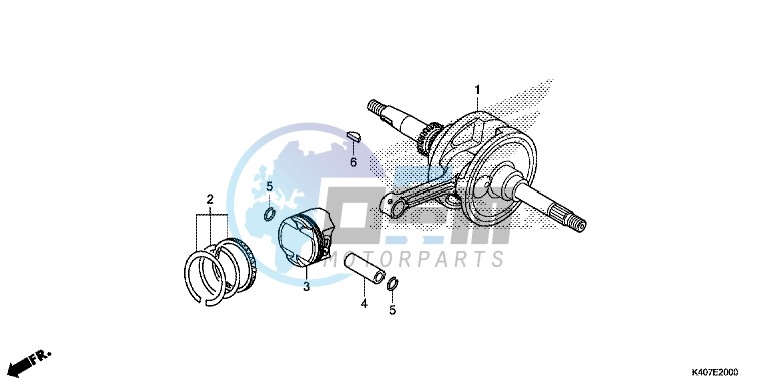 CRANKSHAFT/ PI STON