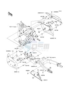 VN 1700 C [VULVAN 1700 NOMAD] (9FA) C9FA drawing SIDE COVERS_CHAIN COVER