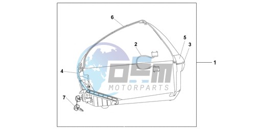 45L TOP BOX COOL WHITE