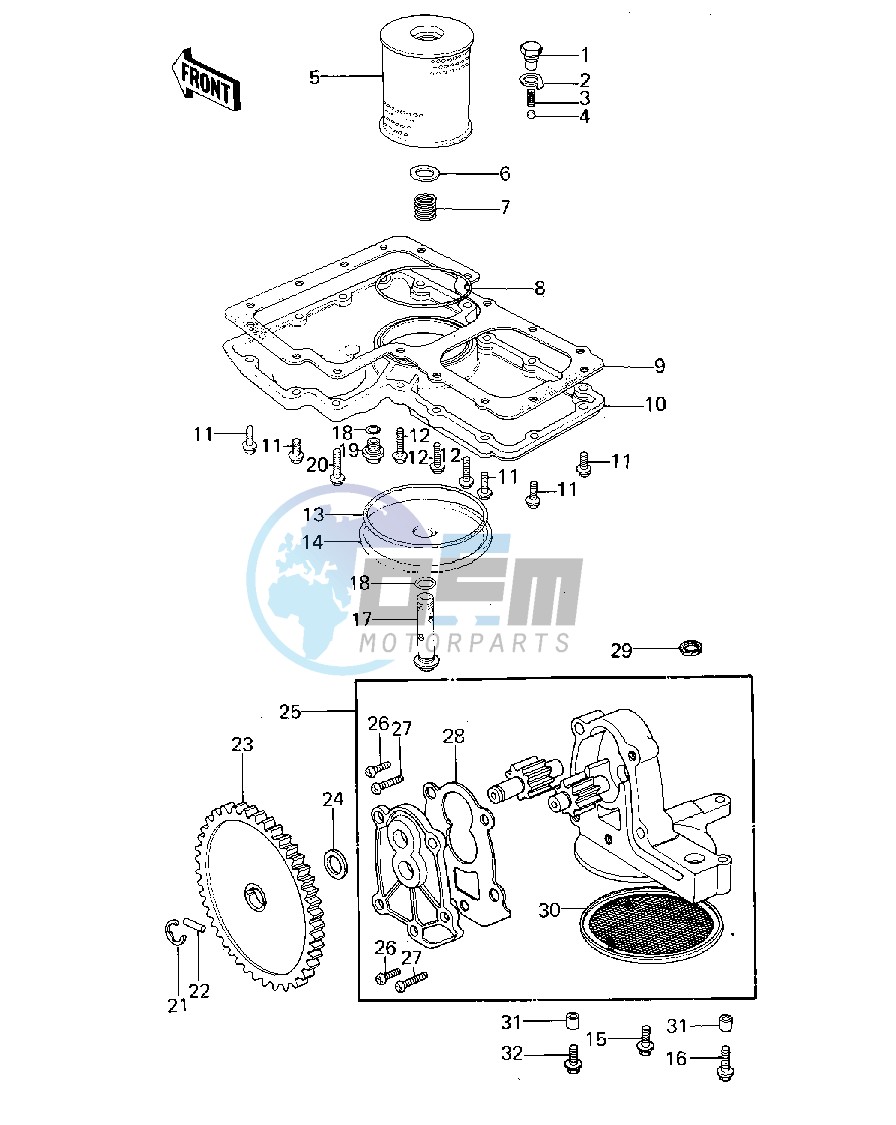 OIL PUMP_OIL FILTER_OIL PAN -- 79-80 A3_A3A_A4- -