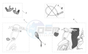 Scarabeo 50 2t (eng. Minarelli) drawing Acc. - Various