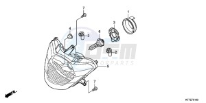 SH125RC drawing HEADLIGHT