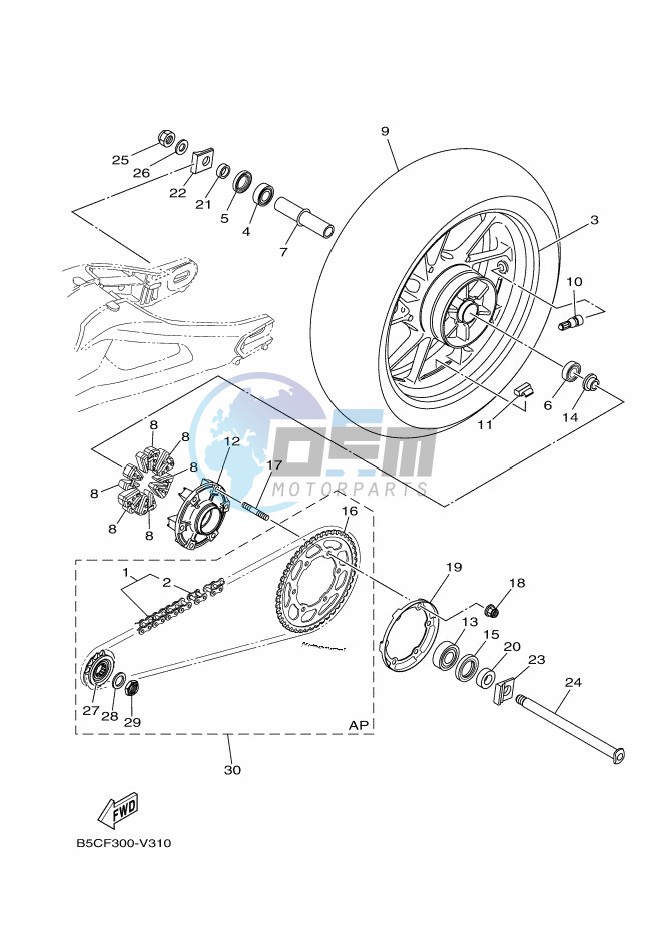 REAR WHEEL