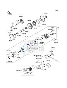 NINJA_ZX-10R ZX1000JEF FR XX (EU ME A(FRICA) drawing Starter Motor