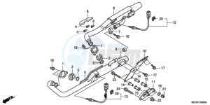 VT750C9 Australia - (U / MME) drawing EXHAUST MUFFLER