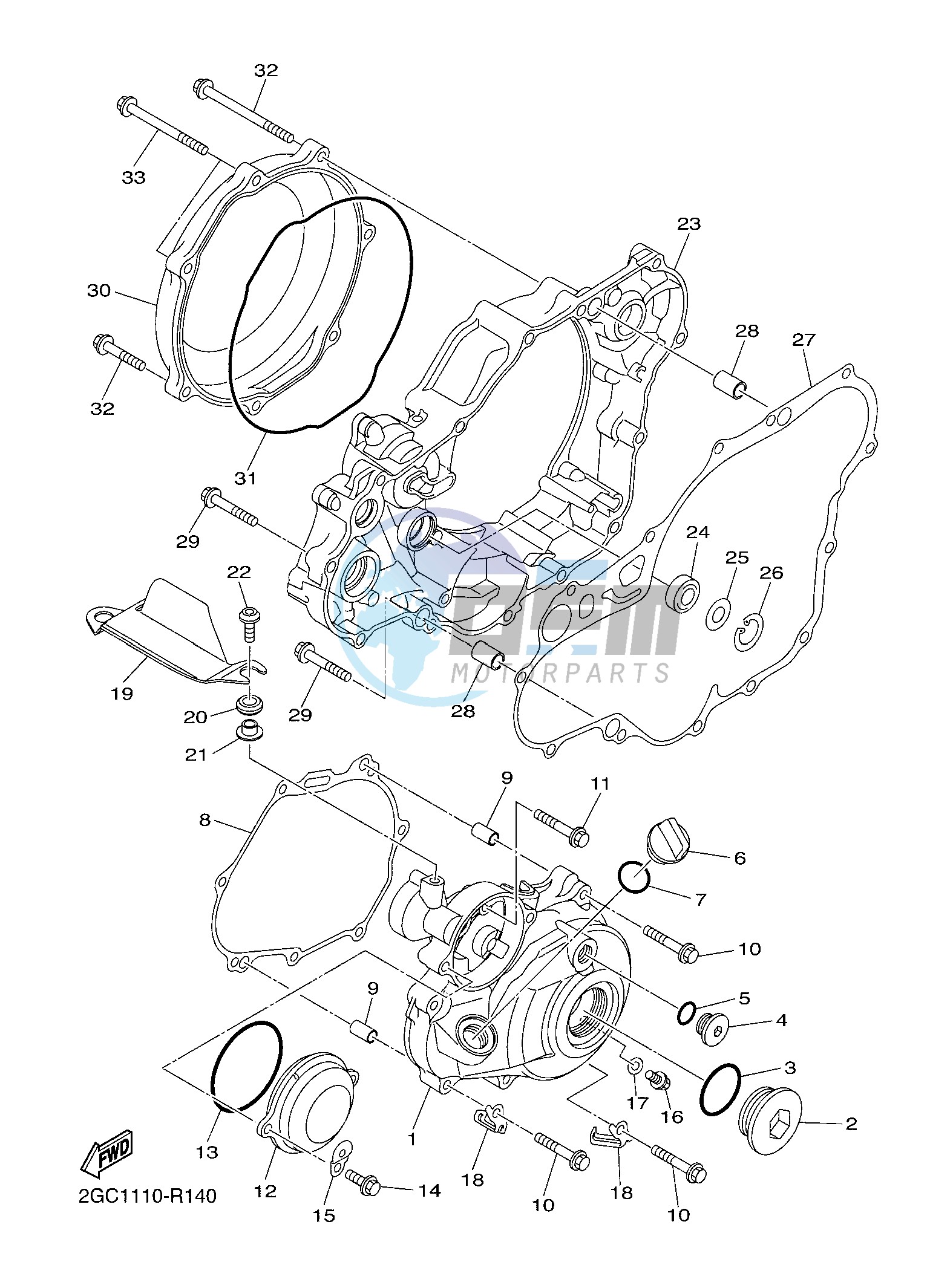 CRANKCASE COVER 1