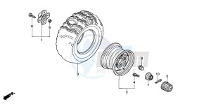 TRX680FA drawing REAR WHEEL