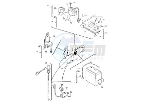 XJR 1300 drawing BATTERY