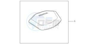 VFR1200XC drawing TANK PAD