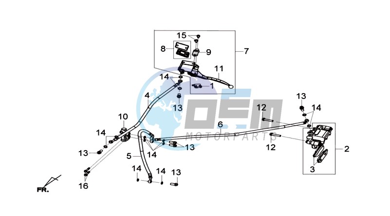 REAR BRAKE CALIPER / BRAKE MOUNT