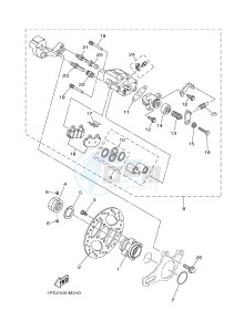 YFM700R YFM70RSSH RAPTOR 700 SPECIAL EDITION 2 (B46B) drawing REAR BRAKE CALIPER