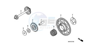 CBF600N9 Europe Direct - (ED) drawing STARTING CLUTCH