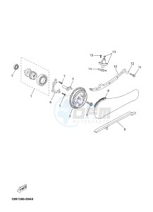 YP125R X-MAX125 X-MAX125 (2ABA 2ABA 2ABA) drawing CAMSHAFT & CHAIN