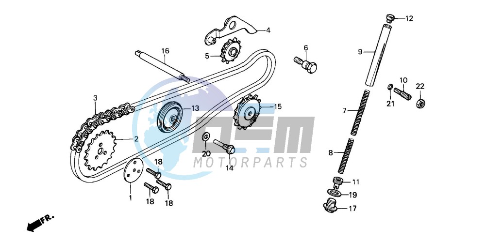 CAM CHAIN/TENSIONER