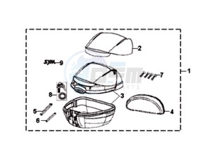 FIDDLE III 125I (XA12W2-EU) (L7-M0) (E4) drawing LUGGACE CARRIER