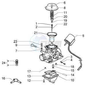 X9 200 Evolution 180 drawing Carburettor