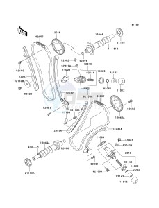 VN 1500 E [VULCAN 1500 CLASSIC] (E7) [VULCAN 1500 CLASSIC] drawing CAMSHAFT-- S- -_TENSIONER