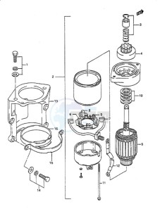 DT 55 drawing Starting Motor