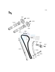 ER-6F EX650EEF XX (EU ME A(FRICA) drawing Camshaft(s)/Tensioner