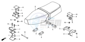 C50S drawing SEAT (C50P/C50T)