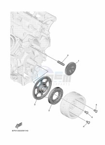 XSR900 MTM890 (BEA1) drawing STARTER