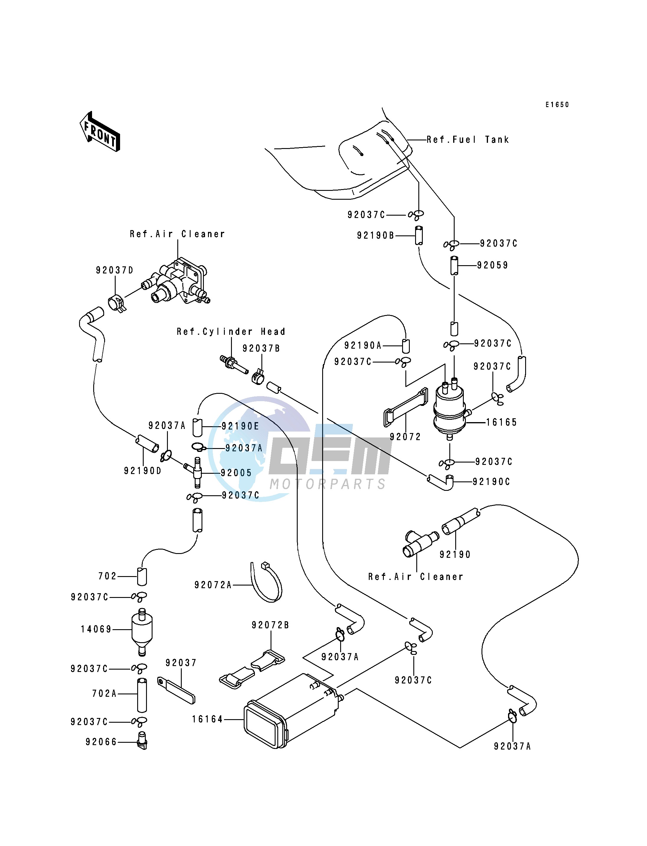 FUEL EVAPORATIVE SYSTEM