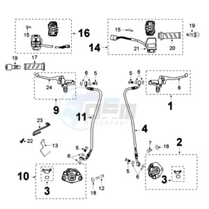 JETFORCE 50 R ICE BLADE U drawing BRAKE SYSTEM JUAN