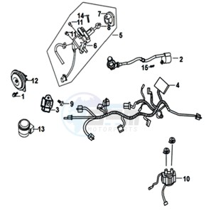 CROX 50 25KMH (L8 L9) NL EURO4 drawing WIRE HARNESS