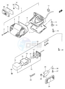 VS600GL (E2) INTRUDER drawing REAR COMBINATION LAMP (MODEL S)