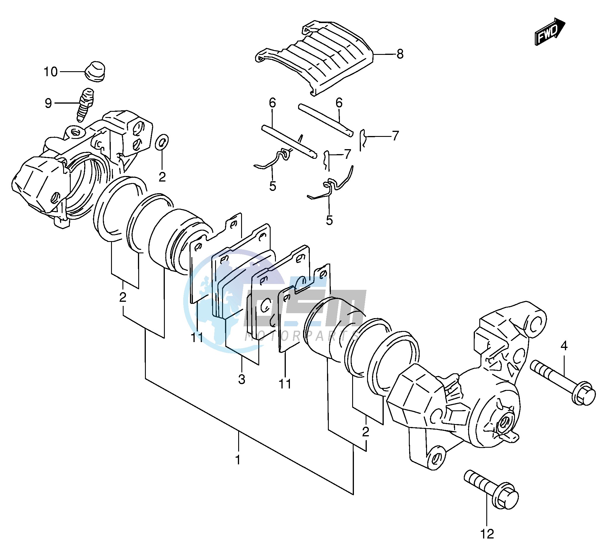 REAR CALIPER