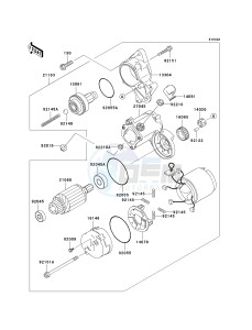 KAF 620 P [MULE 4000] (P9F-PAF) P9F drawing STARTER MOTOR-- FD620DE485833 - - -